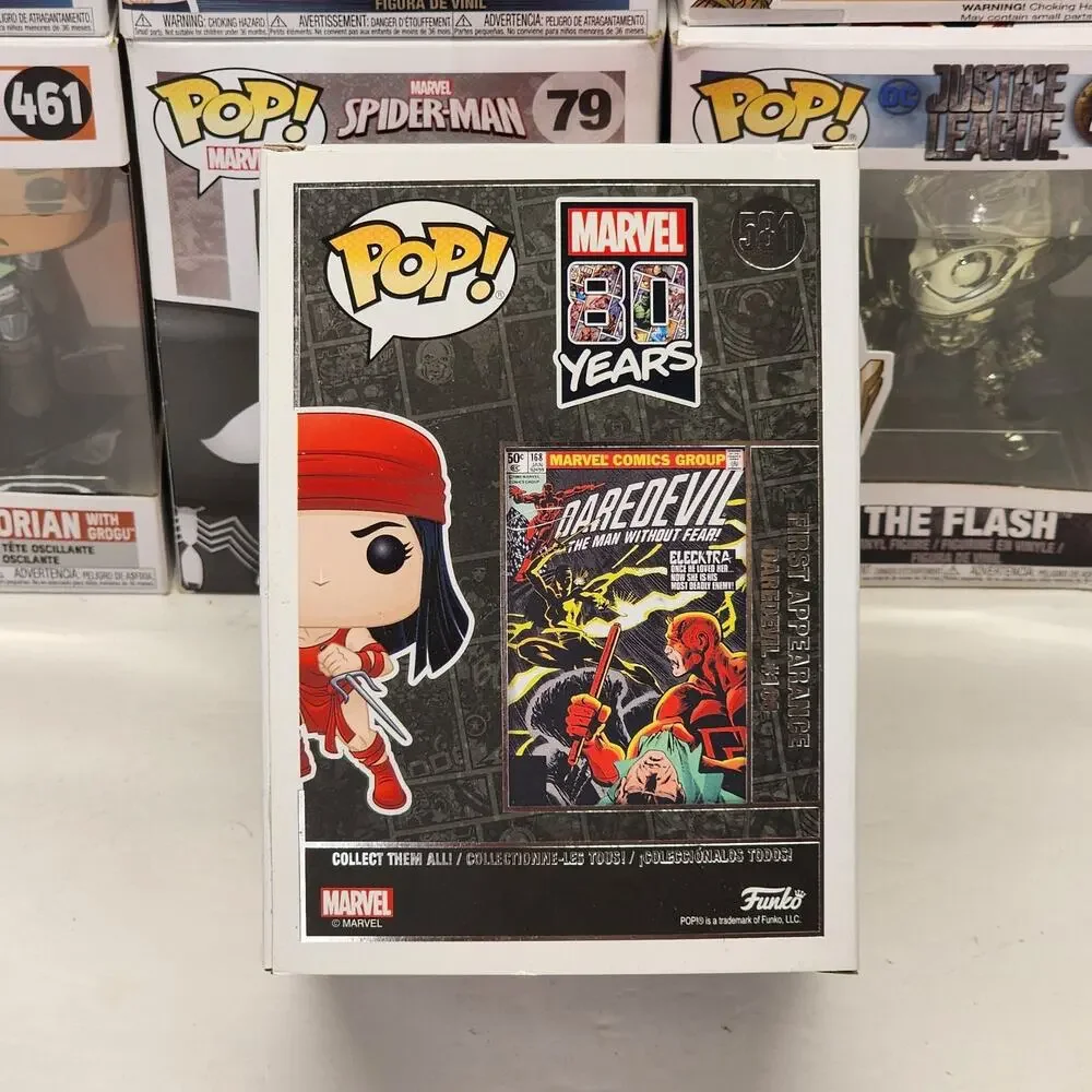 Funko POP! Marvel 80 Years Fye Exclusive Elektra 581 Bobble Head